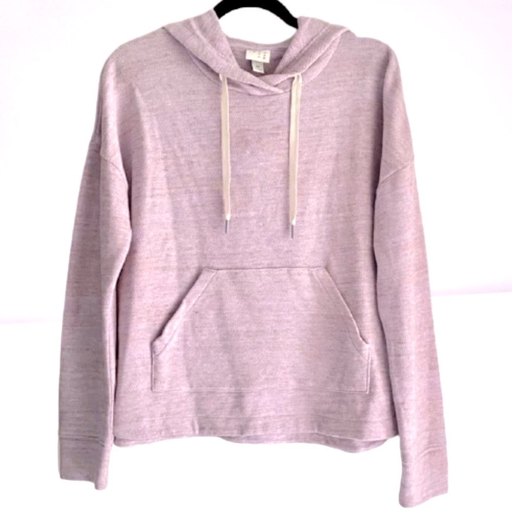 a new day Heathered Hooded Pullover​​​​​​​​​​ - Lilac Purple​​​​​​​​​​​​​​​​​